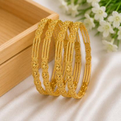 Elegant Gold Plated Designer Bangles for Women
