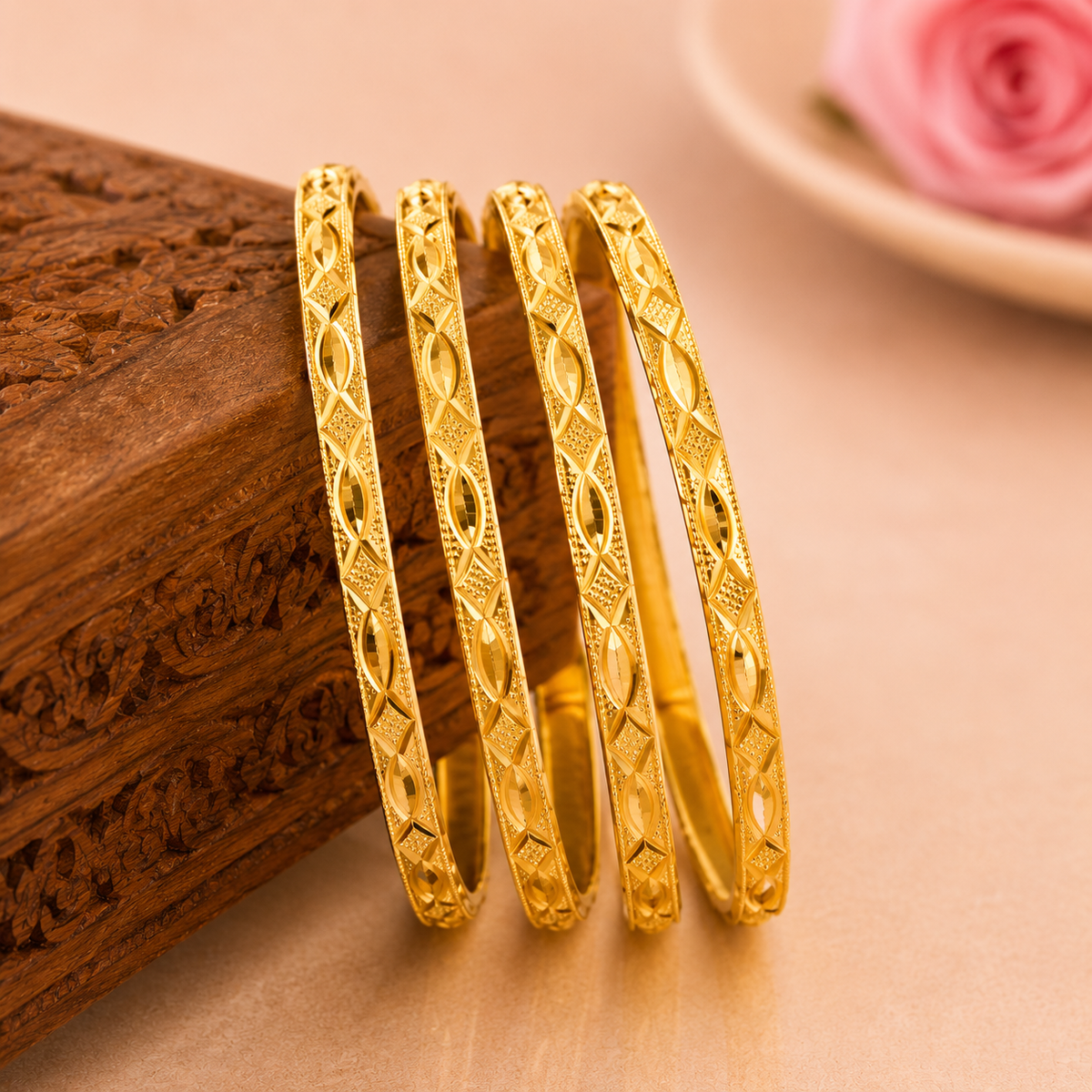 Elegant Gold Designer Bangles for Women