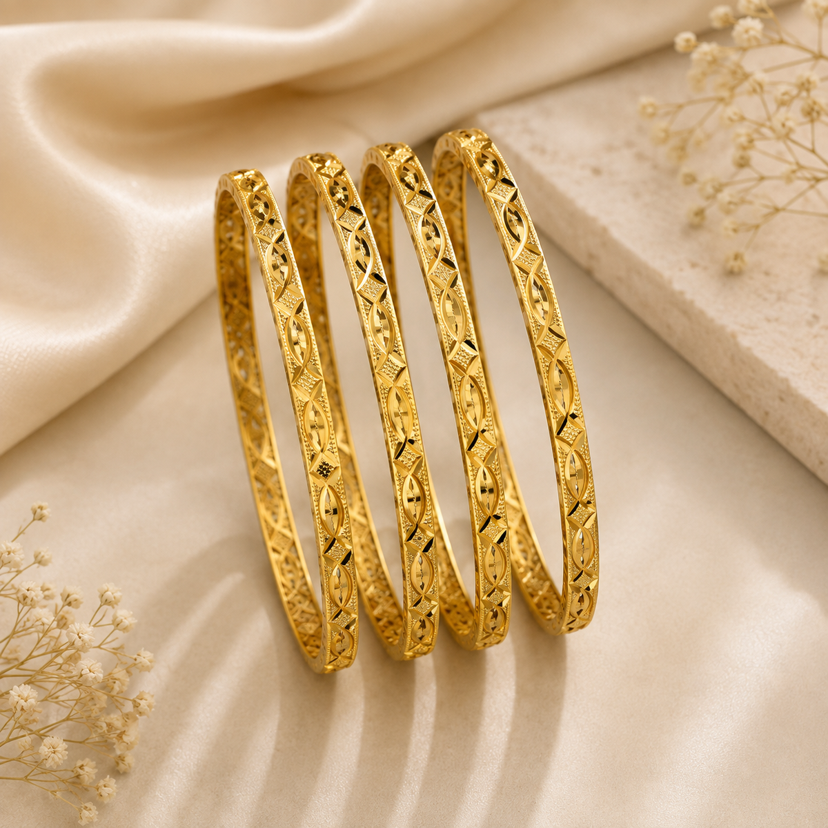 Elegant Gold Designer Bangles for Women