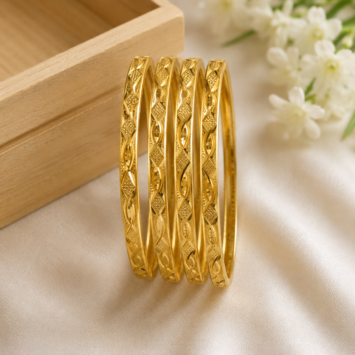 Elegant Gold Designer Bangles for Women